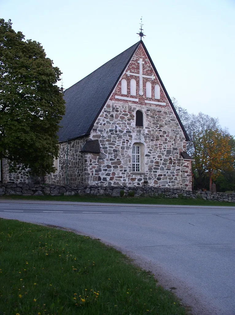 Masku church in Masku, Finland.