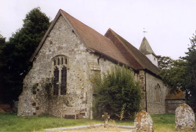 Alciston Church, near to Alciston, East Sussex, Great Britain.