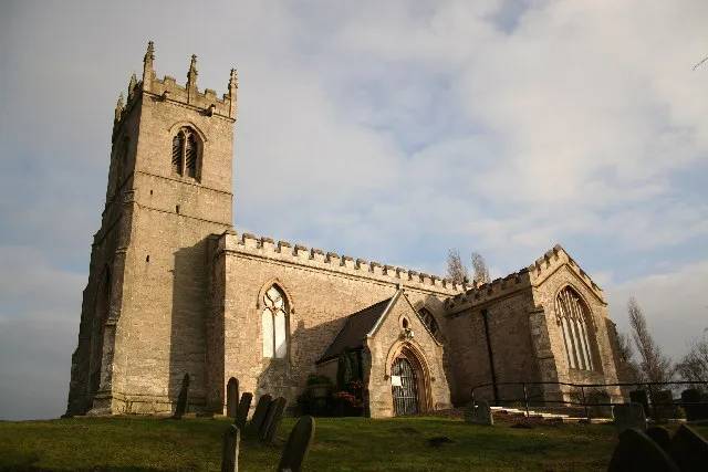 All Saints' parish church, Harworth, Nottinghamshire, seen from the southwest