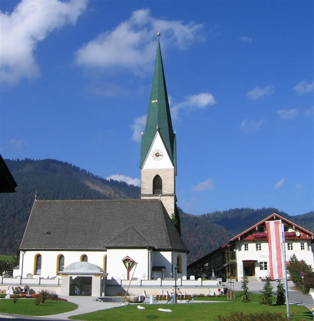 Hinterthiersee, St Nicholas' Church from south.