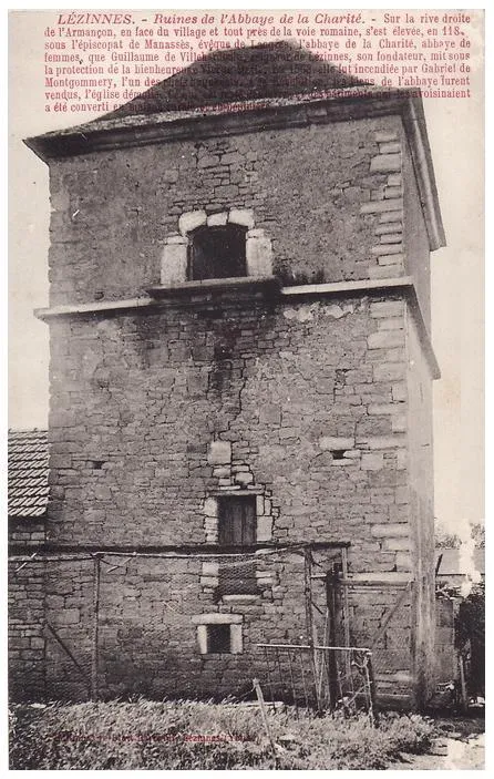 Colombier. Vestige de l'abbaye de la charité. 89160 Lézinnes