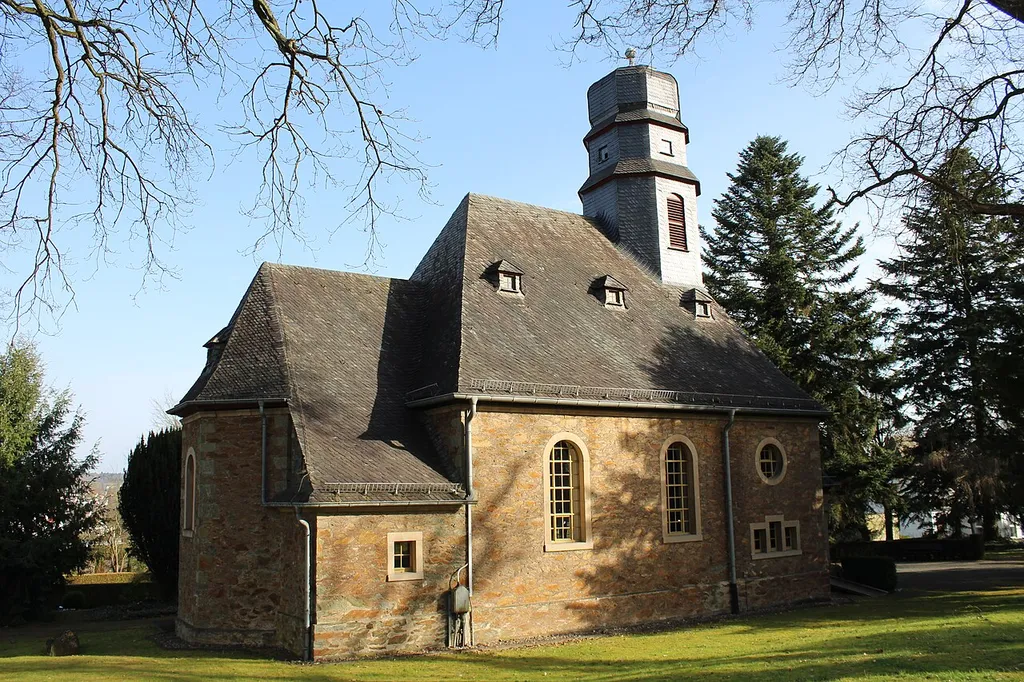 Evangelische Kirche Albshausen (Solms), Lahn-Dill-Kreis, Hessen, Deutschland
