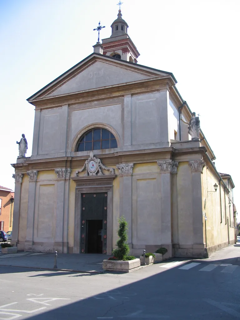 Ciserano, Bergamo, Lombardy, Italy - parish church.