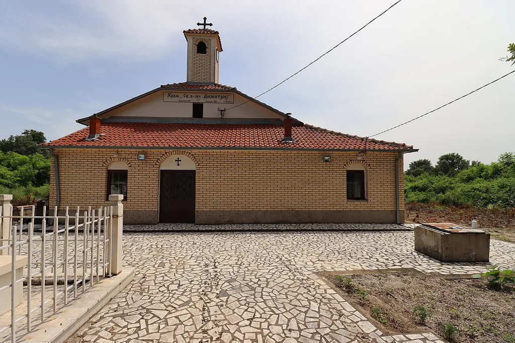 St. Demetrius Church in the village of Lažec