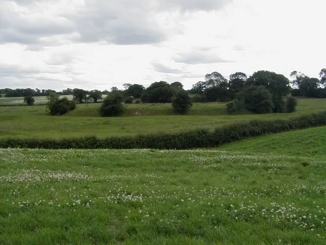 Pan Castle. The remains of the motte of the castle.