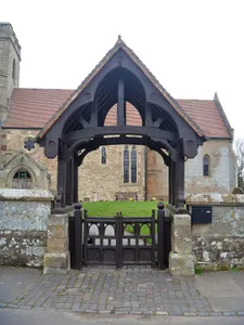 Churchyard Boundary Wall And Lychgate To South Of Church