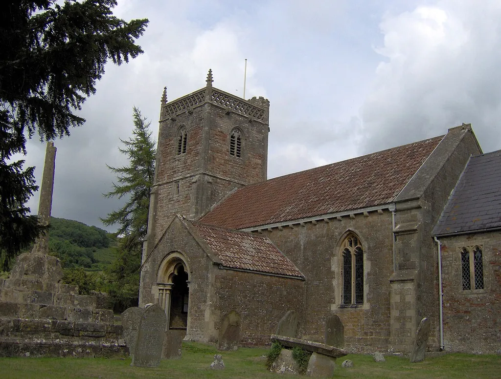 Compton Bishop Church. Taken by Rod Ward 15th August 2006
