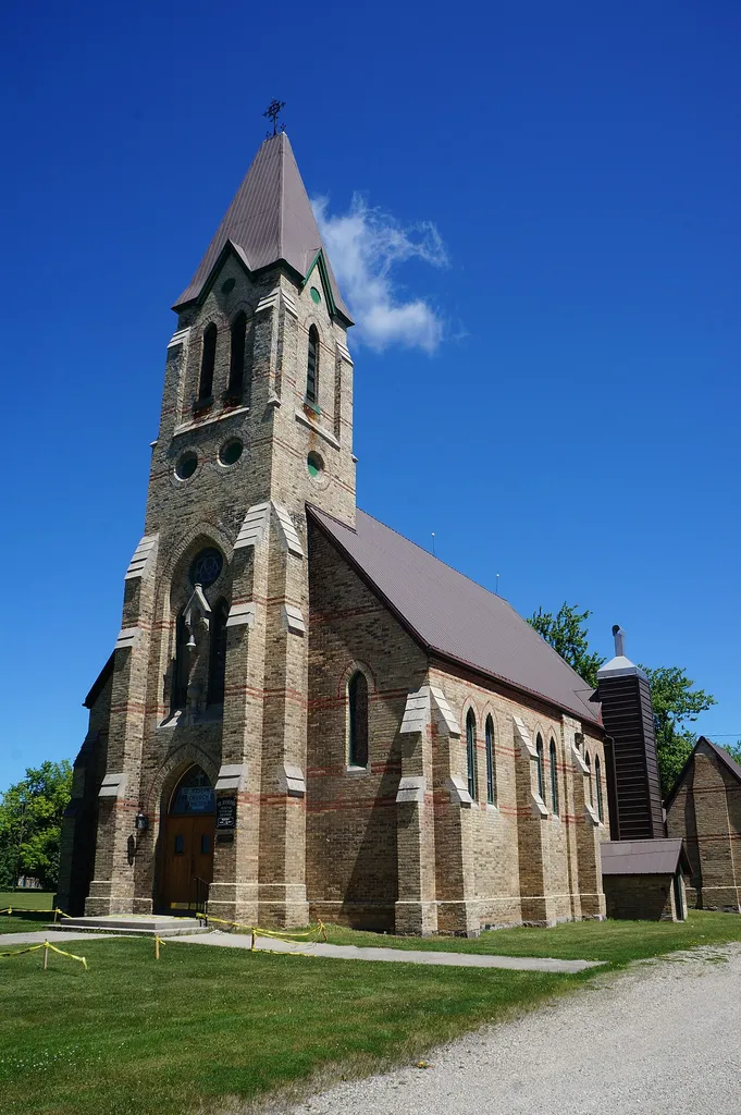 Exterior of St. Joseph Church in Macton, ON