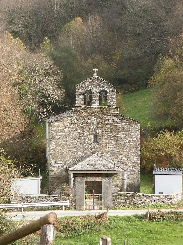 Igrexa parroquial de Montán no concello lugués de Samos