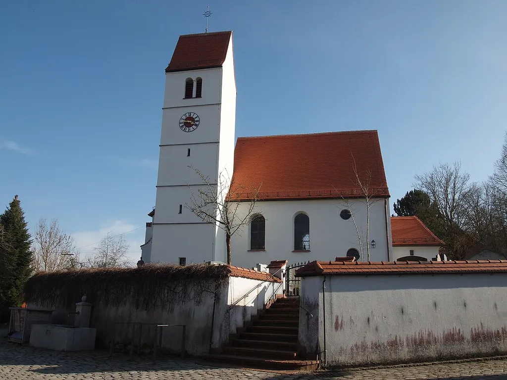Kirche St. Stephan, Ellighofen, Stadt Landsberg am Lech.