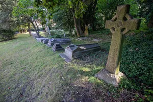 Gravestones On Terrace Immediately East Of St Peter's Church
