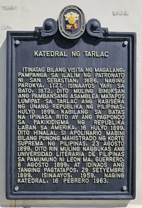 Cathedral of Tarlac historical marker