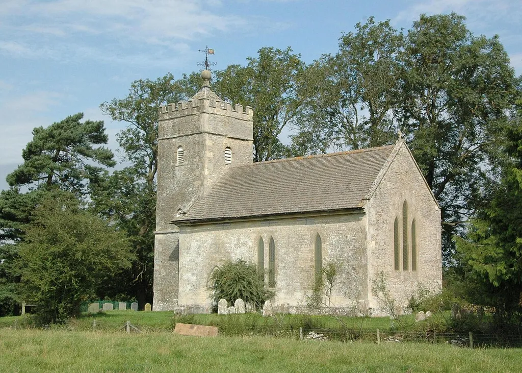 Church of England parish church of St Giles, Hampton Gay, Oxfordshire: view from the southeast