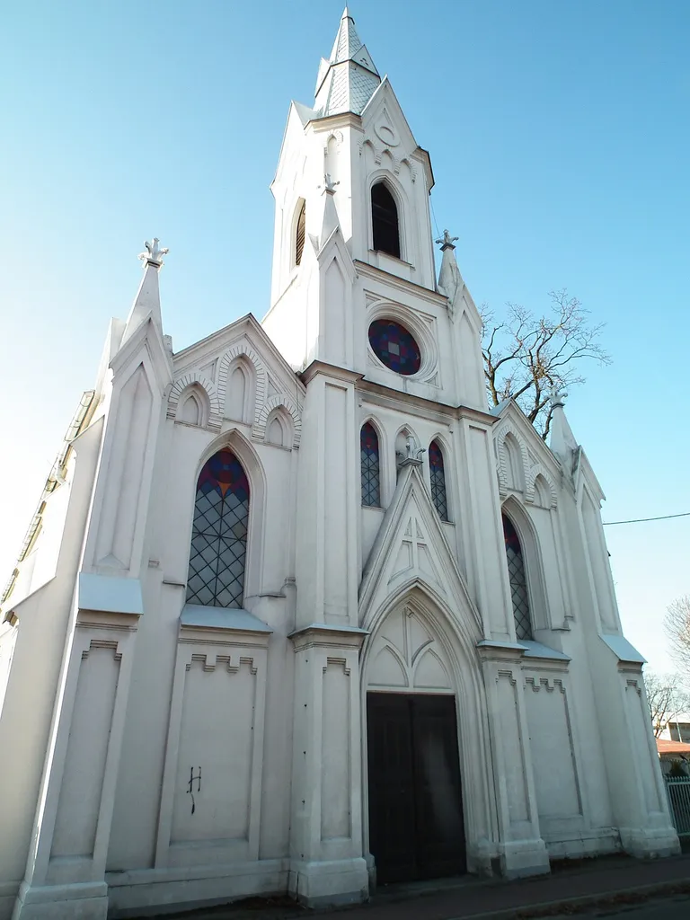 Kościół ewangelicko-augsburski w Dąbiu (obecnie wł. pryw.).