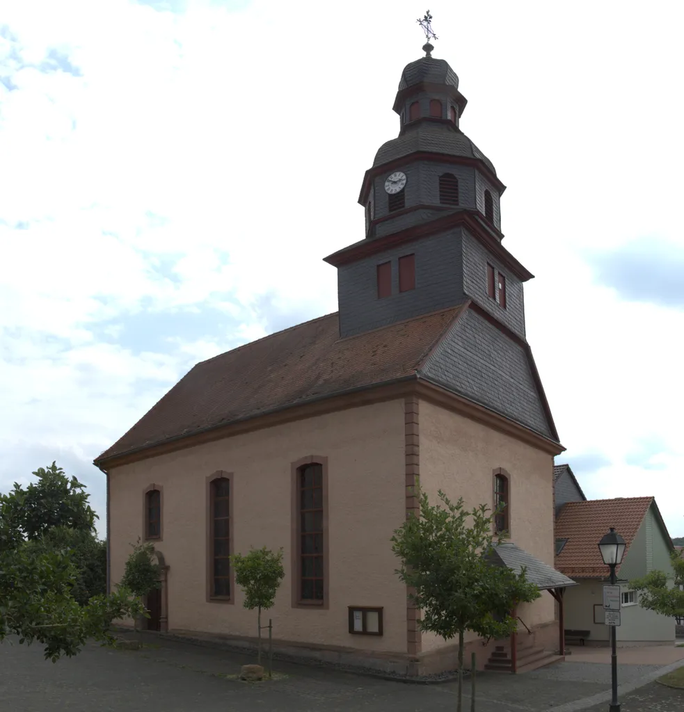 Protestant Church in Ober-Gleen, Kirtorf, Hesse, Germany