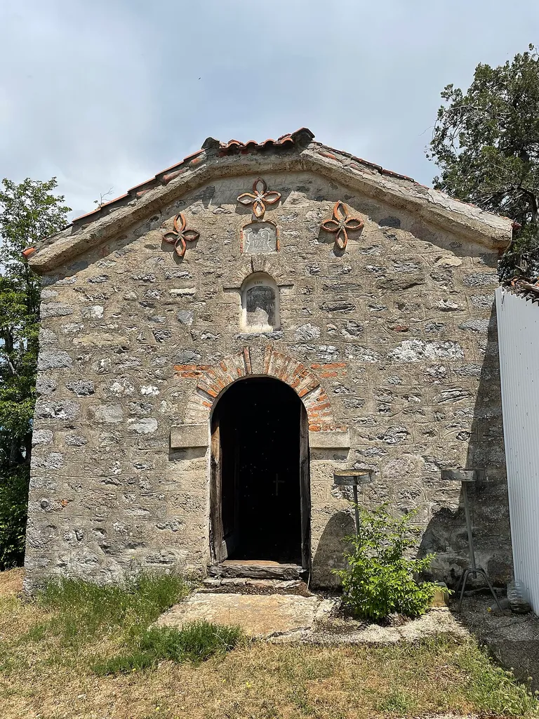 St. Elijah Church in the village Konjsko on the Prespa Lake