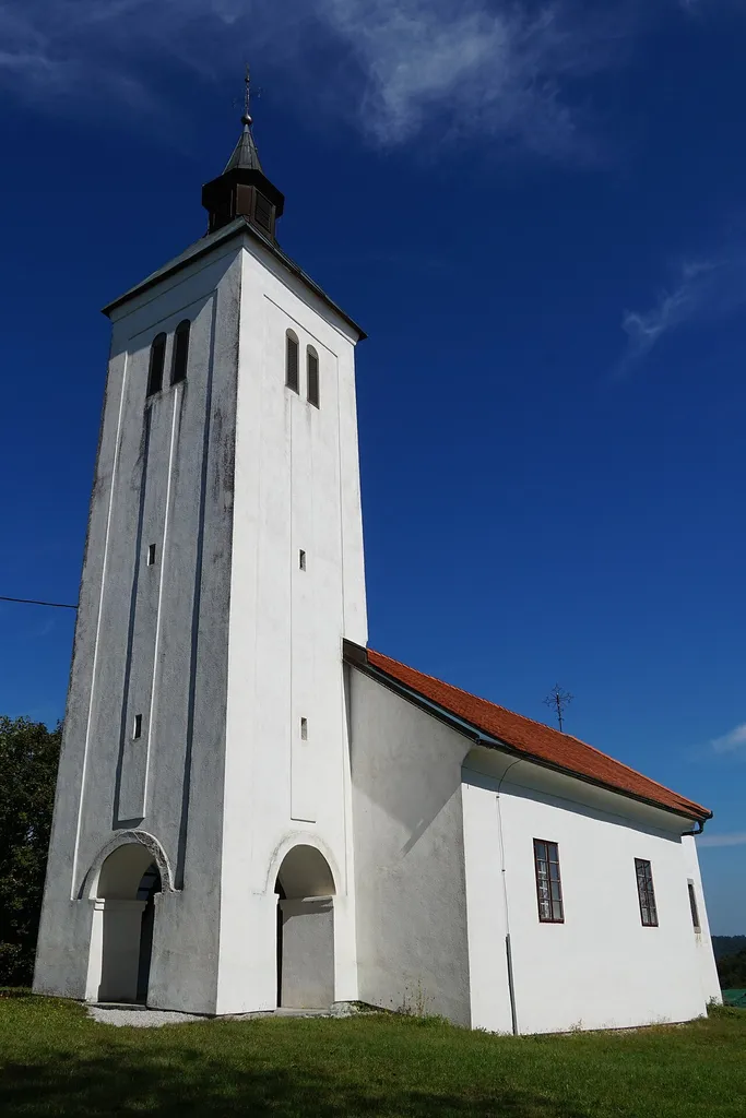 The St George church in the village of Sela pri Višnji Gori, Municipality of Ivančna Gorica, Slovenia