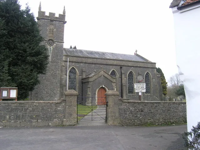 St Michaels parish church, Stoke St Michael, Somerset, seen from the south