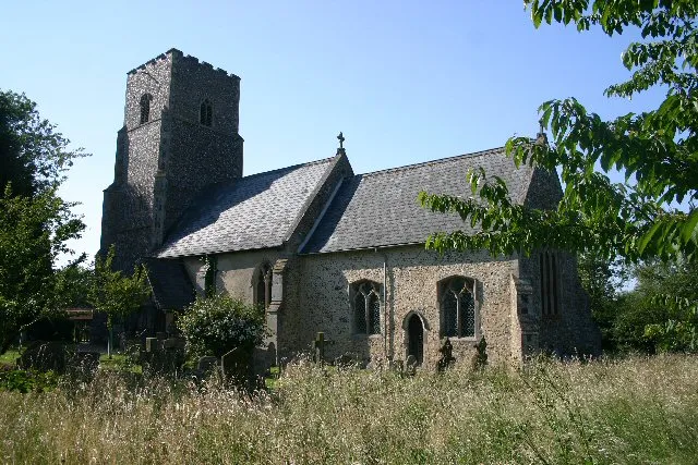 Brockley Church. Dedicated to St Andrew, this church is more than a mile from the present village.