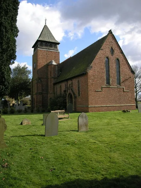 Holy Trinity Church in Edingale is another example in this area of red brick construction. One of the unusual features of this church is the fact that there is no south door.
