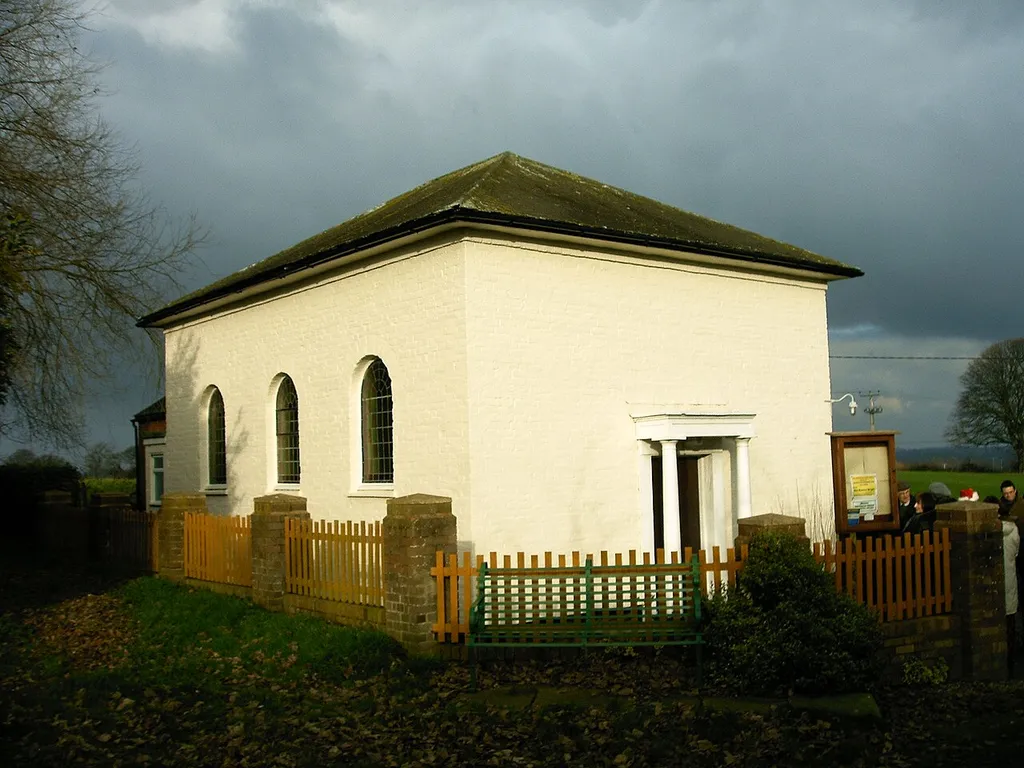 The exterior of Plealey Methodist Chapel, Shropshire.