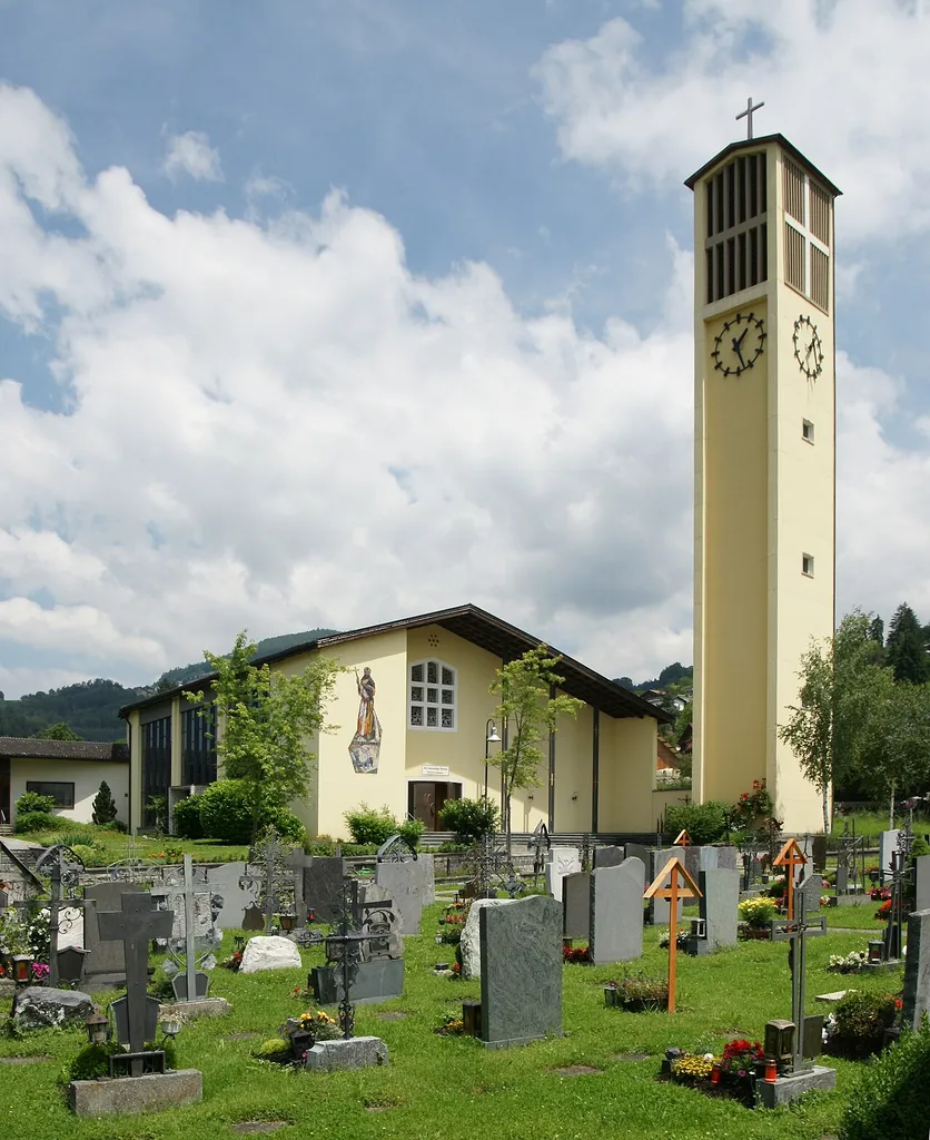 Pfarrkirche "Hl. Fidelis" in Muntlix.