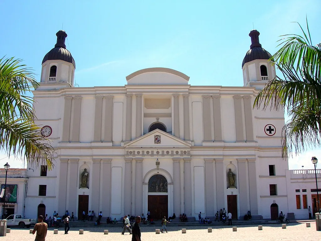 The cathedral of Cap-Haitien.