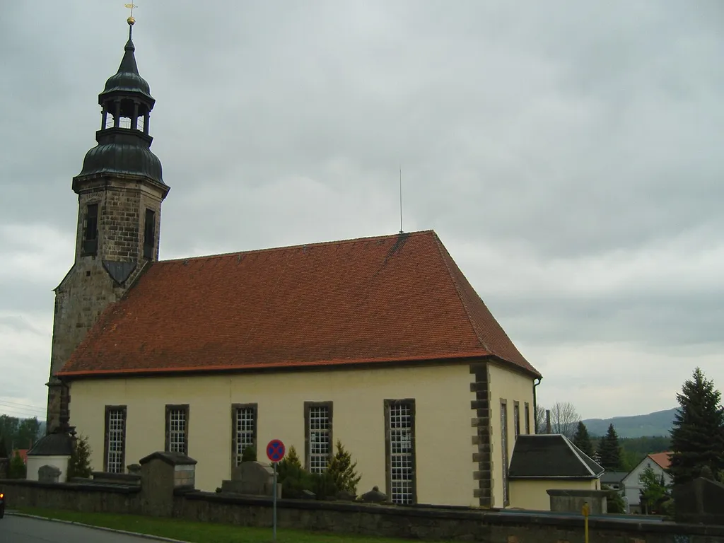 Denkmalgeschütztes Kirche in Waltersdorf; Gemeinde Großschönau