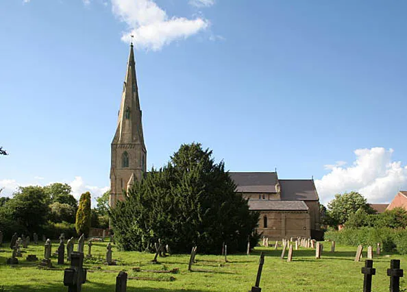 Holy Trinity Church A Victorian church in Early English style with a fine broach spire; Pevsner describes it as "unimaginative Notts C13 style". It was built in 1844-46 to serve the expanding western end of the town. The Minster is the parish church of the town.
