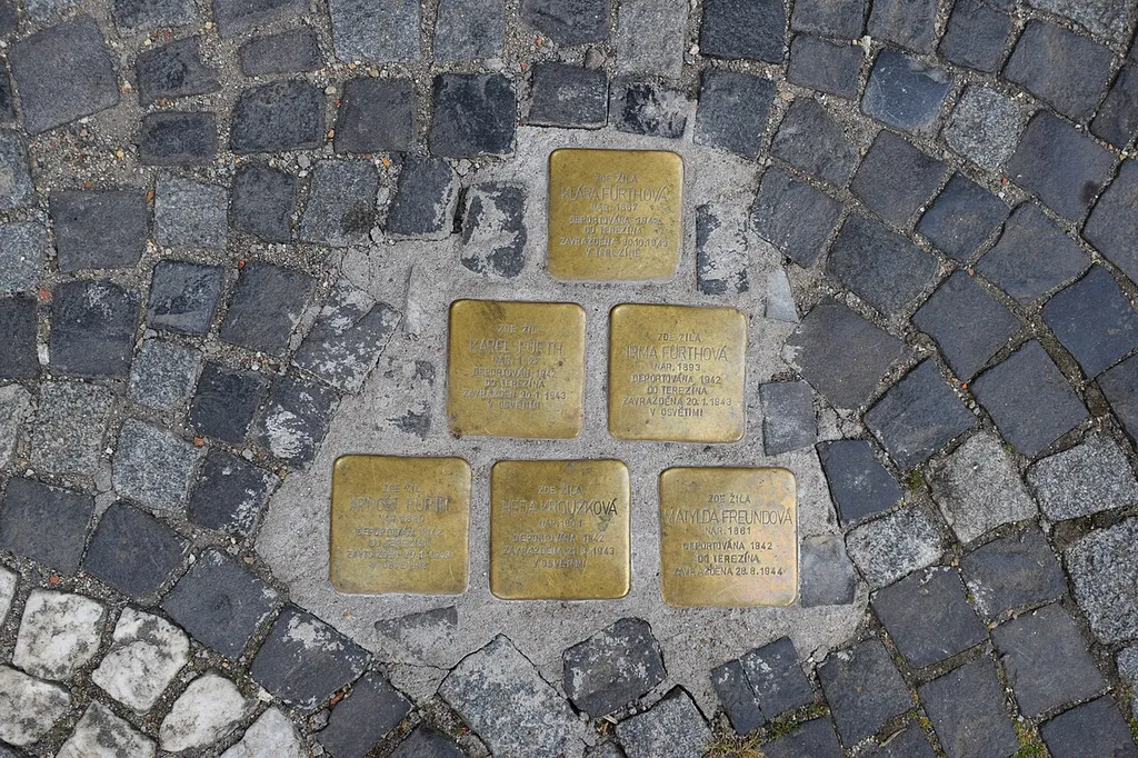 Stolperstein dedicated to Arnošt Fürth