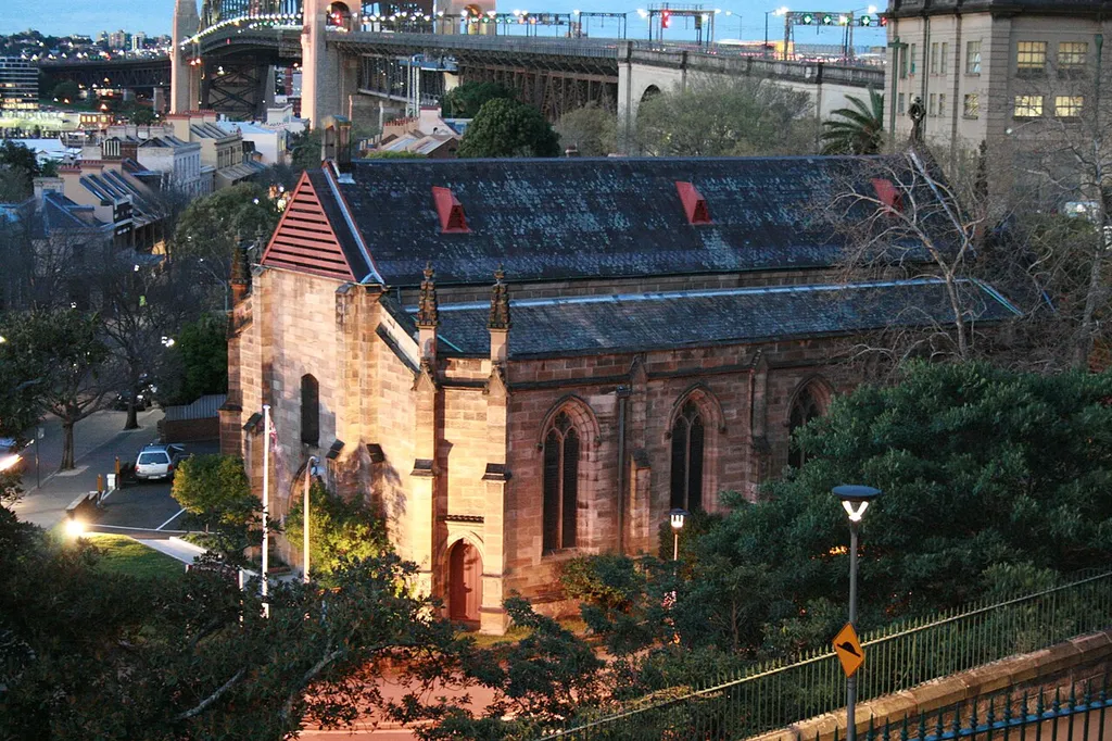 Holy Trinity Anglican Church at Millers Point in Sydney, NSW, Australia.