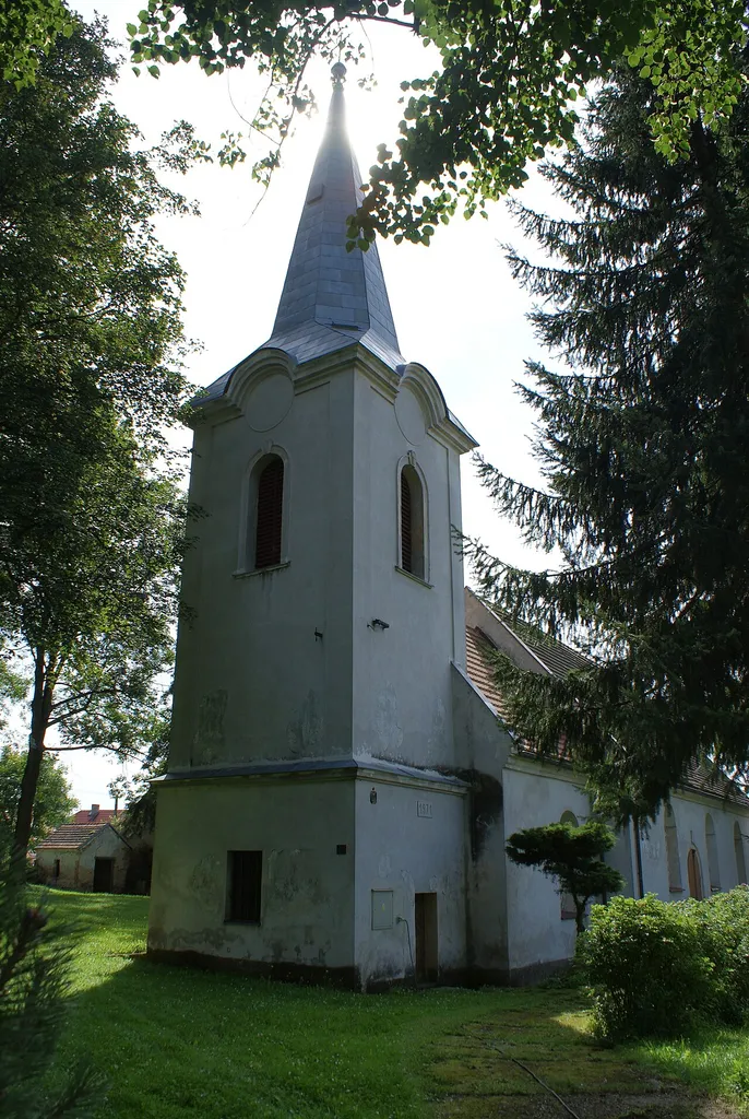 Prádlo, a village in Plzeň-South District, Czech Republic, Church
