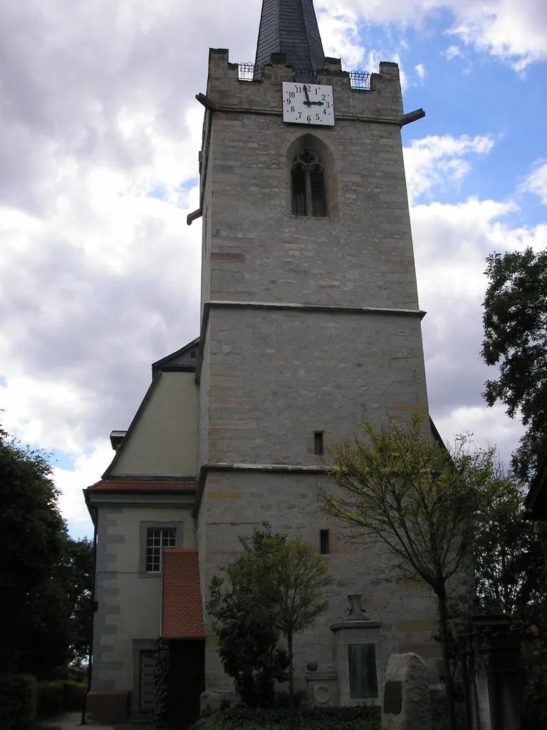 Die Kirche von Kerspleben bei Erfurt.