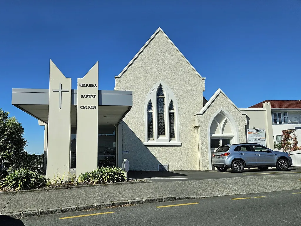 Remuera Baptist Church, located on Remuera Road, Auckland, New Zealand