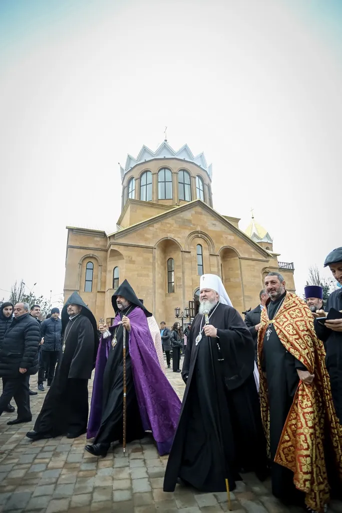 Торжества по случаю освящения храма Армянской Апостольской Церкви в Ставрополе.