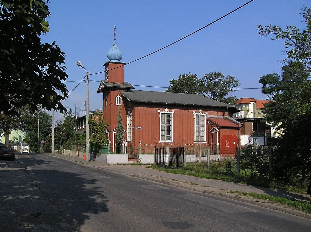 Toruń, Mokre district, orthodox church of St. Nicholas (former evangelical church) at Podgórna Str.