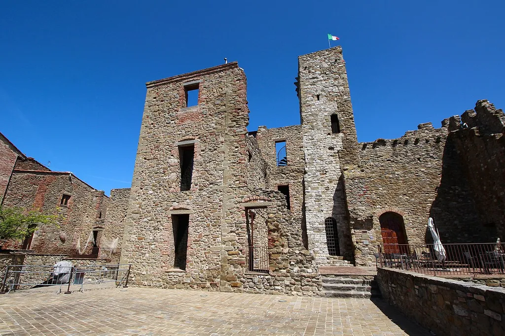 Castle Rocca di Passignano, Passignano sul Trasimeno, Province of Perugia, Umbria, Italy