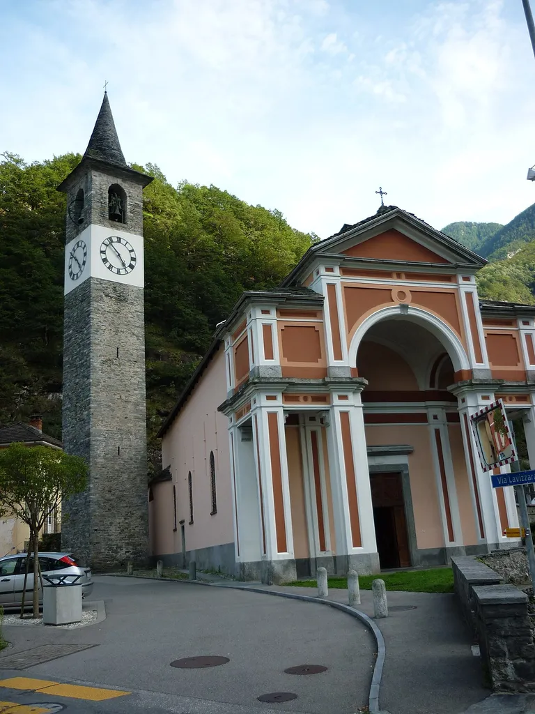Pfarrkirche Bignasco, Tessin, Schweiz