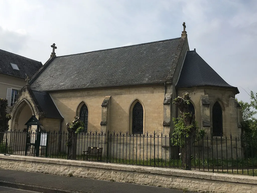 Saint Peter's anglican church, Chantilly, Oise, France.