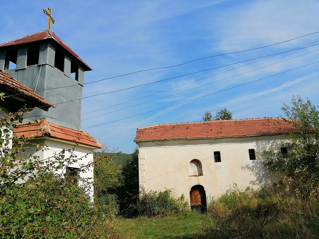 View of the St. Petka Church in the village Ramne