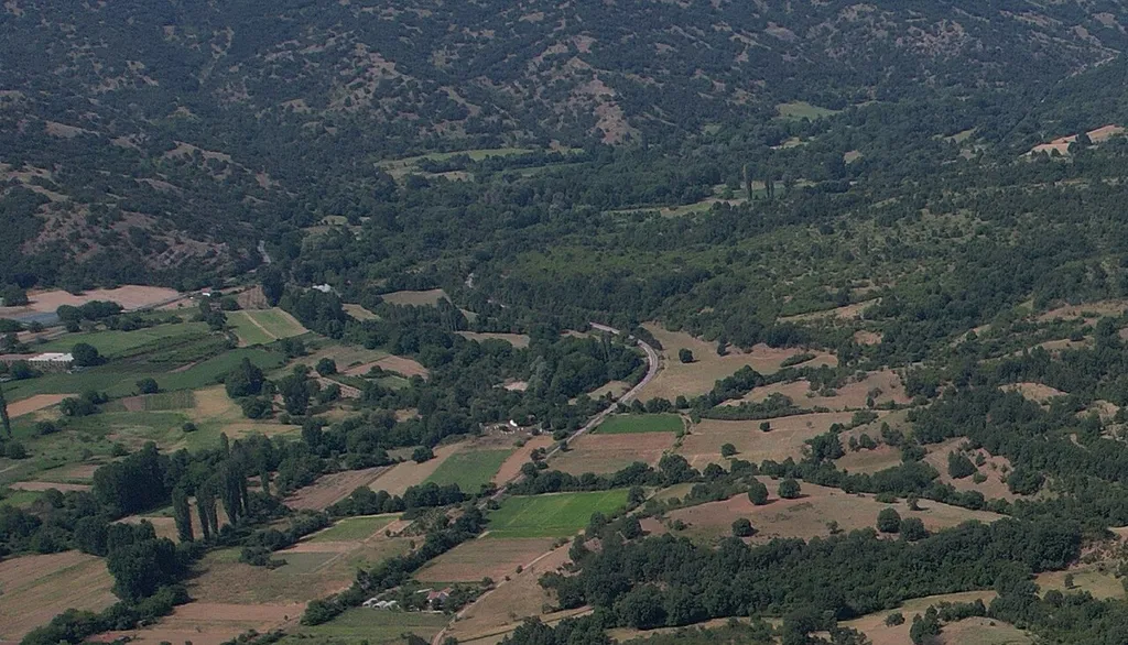 A view of the village of Martolci
