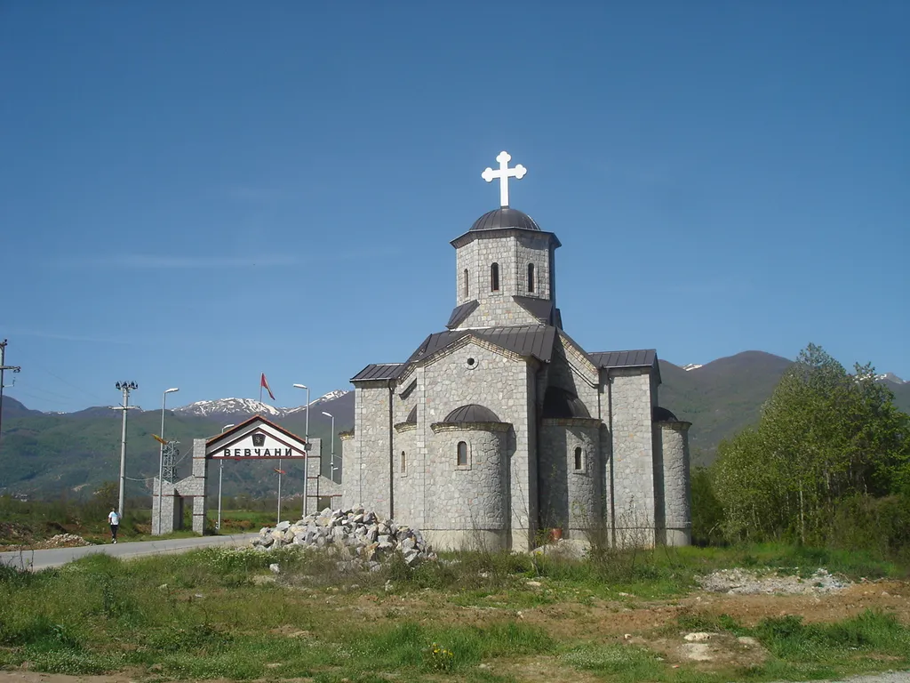 The church of St. George on the entrance of Vevchani, Macedonia