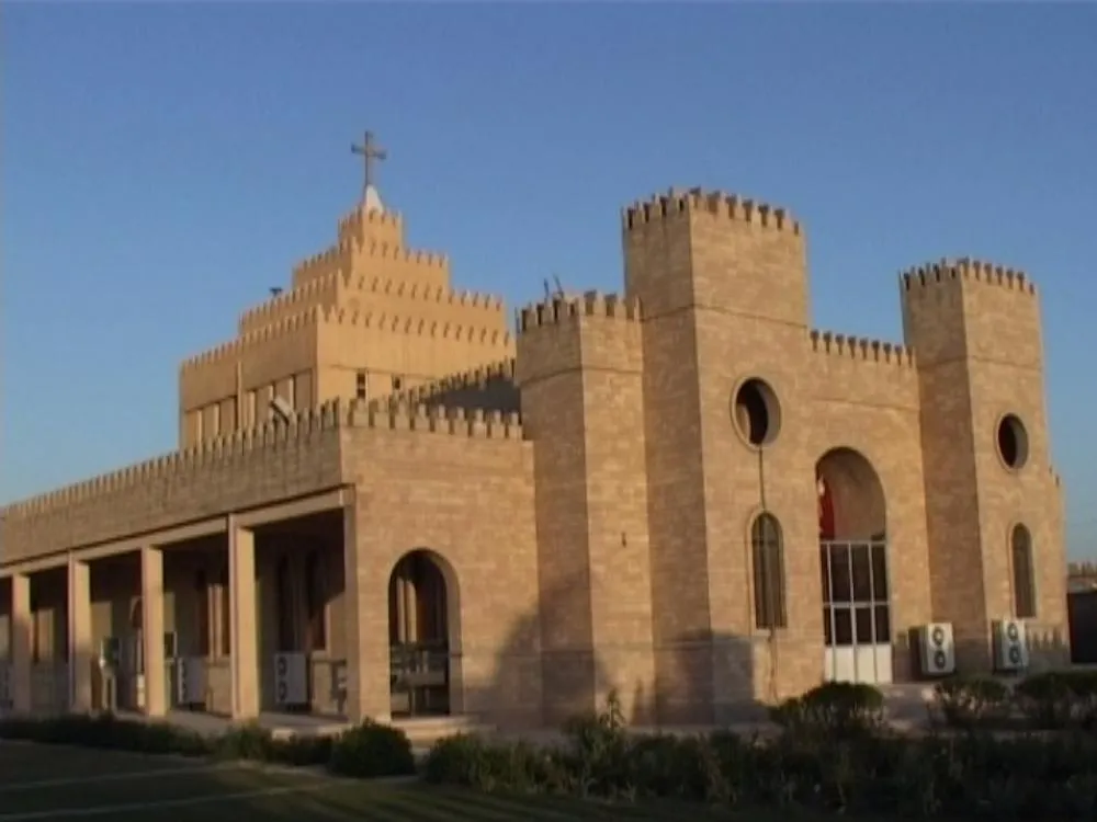 Chaldean Catholic Cathedral of Saint Joseph in Ankawa near Erbil, Iraq.