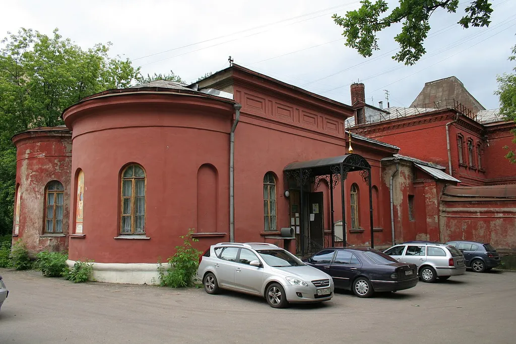 Kirche der Hl. Dreifaltigkeit beim ehemaligen Tscherkasski-Armenhaus, Moskau.