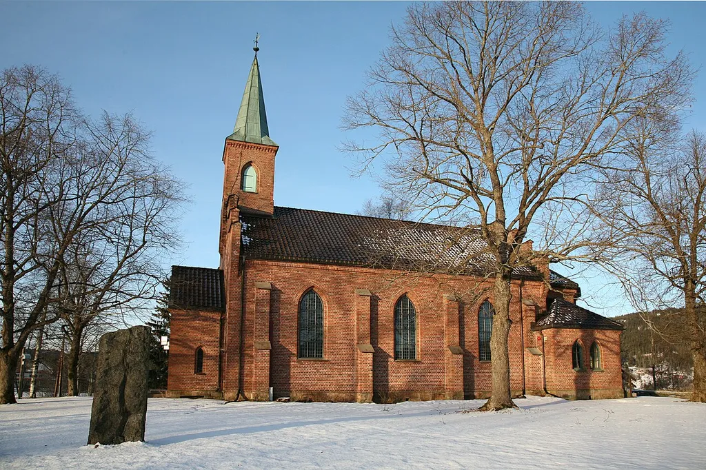 A church in Sørkedalen in Oslo, Norway