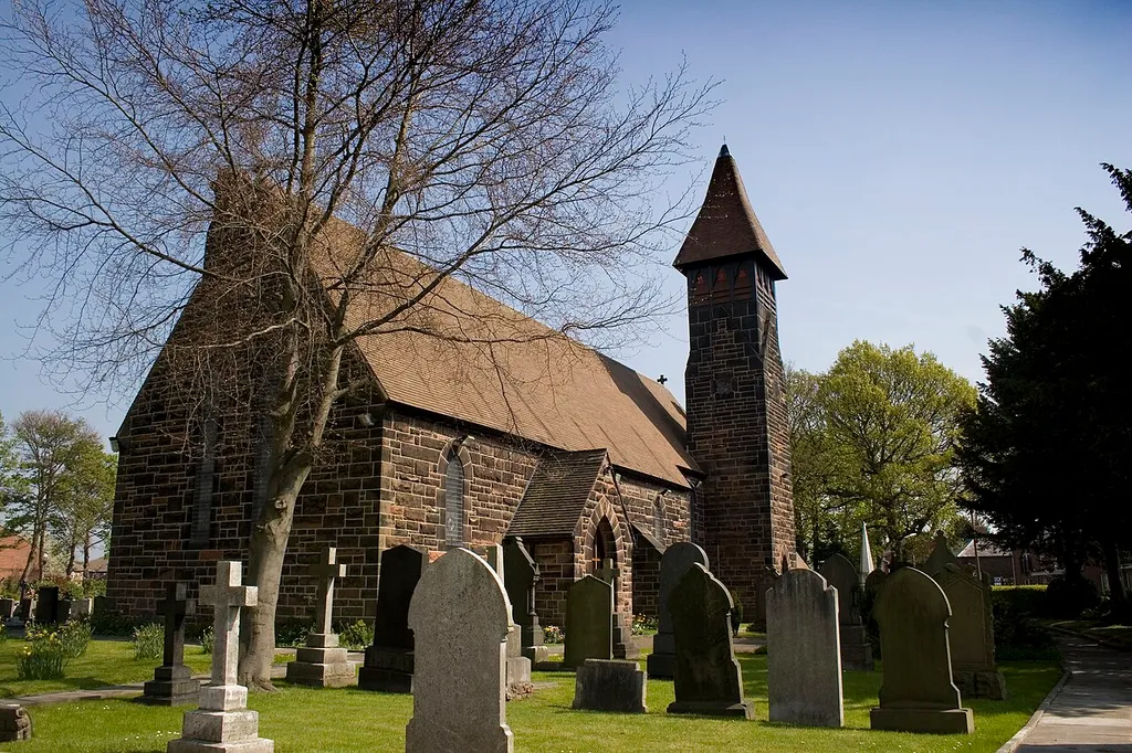 St Mary's Church in Partington, Greater Manchester.