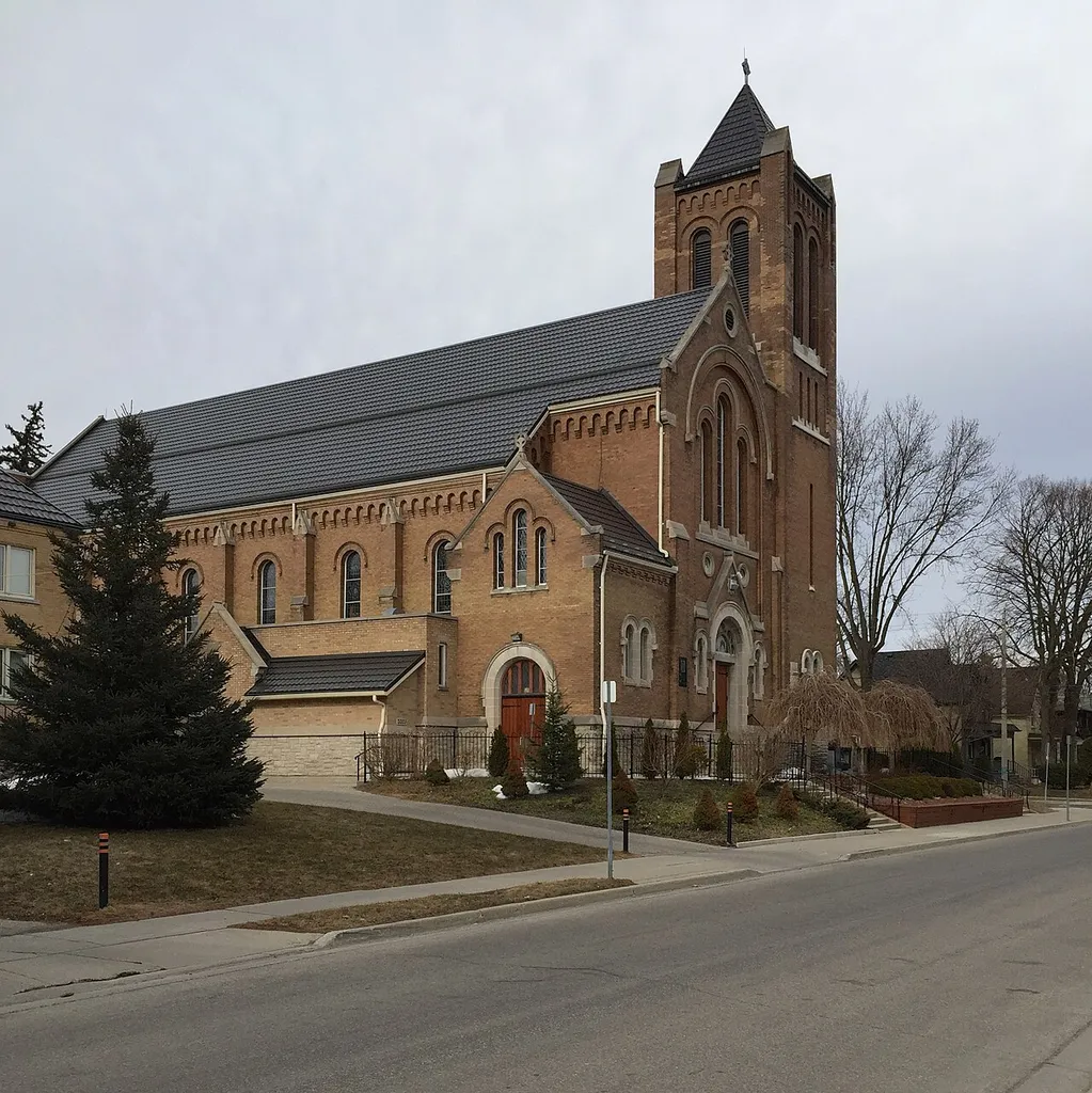 Sacred Hearth Roman Catholic Church in Kitchener, Ontario. Built in 1918.
