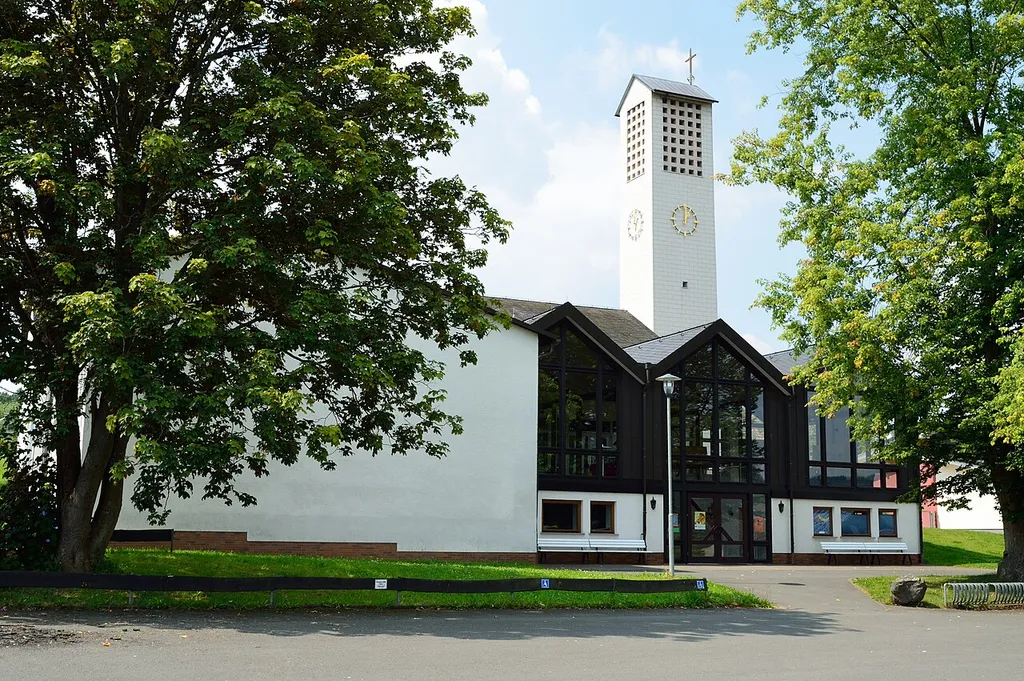 Die neue Kirche in Friedensdorf (Dautphetal)
