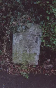 Milestone, London Road, by " Great Dunton House" just N of Rose and Crown, Dunton Green