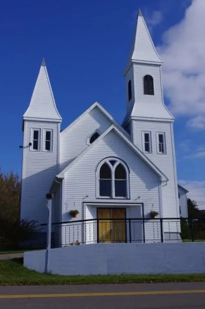 St. Andrew`s Presbyterian Church. Taken in Whycocomagh, Nova Scotia